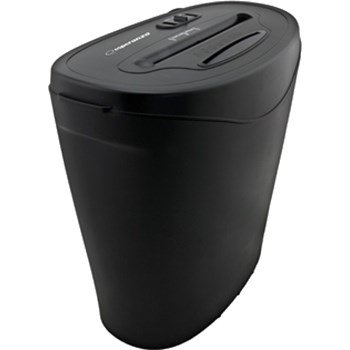 Distrugator de documente, carduri, CD/DVD/BluRay, Esperanza, 18 L, Negru