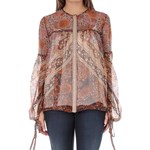 Chloe Silk Top Culoarea Multi