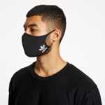 adidas Face Cover 3-Pack Black