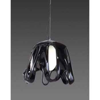 Lustra Mantra M3741 Phantom Pendant 1 Light Gloss Black