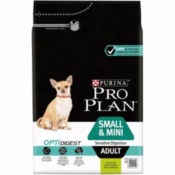 Hrana Uscata Pentru Caini Pro Plan Small&Mini Sensitive Digestion Cu Miel 3Kg