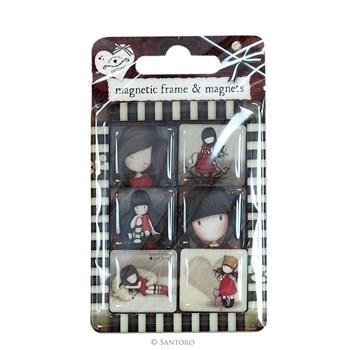 Magneti,6buc/set,Gorjuss,Red Collection