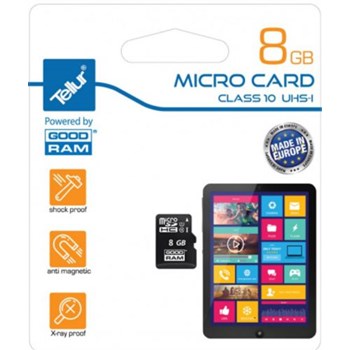 Card de Memorie Tellur MicroSD 8GB Clasa 10 UHS-I TLL521071