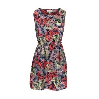 Rochie Apricot roz cu imprimeu