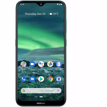 Telefon Mobil Nokia 2.3, Procesor Quad-Core 2.0GHz, Ecran IPS LCD capacitive touchscreen 6.2", 2GB RAM, 32GB Flash, Camera Duala 13+2MP, Wi-Fi, 4G, Dual Sim, Android (Verde)