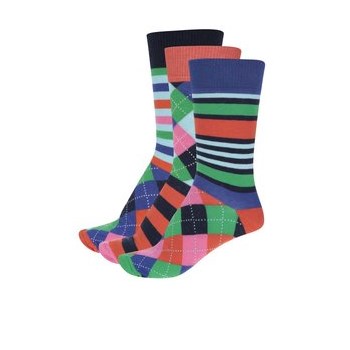 3 sosete Oddsocks Olly multicolore pentru barbati