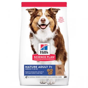 Hrana pentru Caini, Hill's SP Canine Mature Medium Miel si Orez, 14 Kg