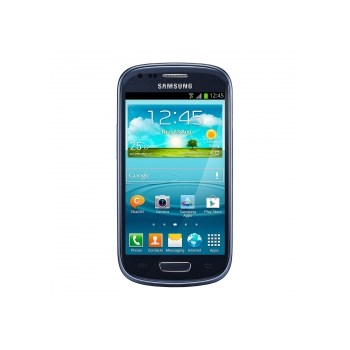 Telefon Mobil Samsung Galaxy S III Mini i8190, Dual Core 1GHz, Android 4.1 Jelly Bean, Super AMOLED capacitive touchscreen 4", 8GB, Wi-Fi, 3G (Albastru metalic)
