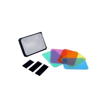 Micnova MQ-B6 - Difuzor universal cu geluri colorate pentru blitz extern