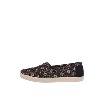 Espadrile Toms Avalon negre cu model