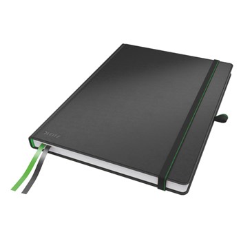 Caiet de birou, A4, dictando, negru, LEITZ Complete