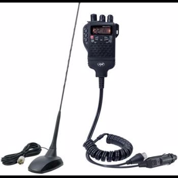 Statie radio Kit Statie radio CB PNI Escort HP 62 si Antena PNI Extra 48 cu magnet inclus, ASQ, RF gain