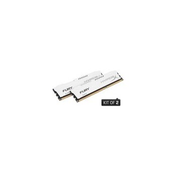 Kit Memorie HyperX Fury White 8GB 2x4GB DDR3 1866 MHz hx318c10fwk2/8