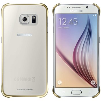 Carcasa de protectie Samsung EF-QG920BFEGWW pentru Galaxy S6, Auriu