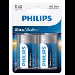Baterii Philips Ultra Alkaline D 2 buc