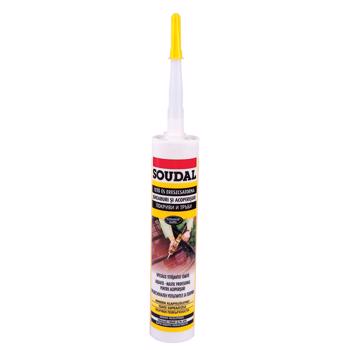 Mastic profesional acoperis Soudal Aquafix, incolor, 280 ml
