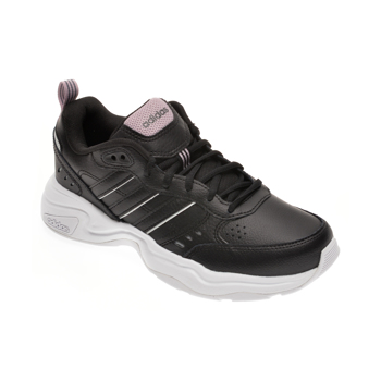 Pantofi sport ADIDAS negri, STRUTTER, din piele naturala