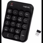 Tastatura Numerica Wireless LogiLink ID0173, USB (Negru)