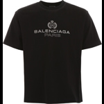 Balenciaga Bb Paris T-Shirt Culoarea BLACK