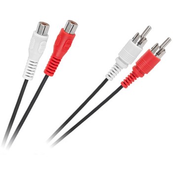 Cablu prelungitor 2x RCA 1.5m mama la tata