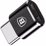 Adaptor Type-C la MicroUSB Baseus Mini Black