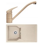 FRANKE Pachet Chiuveta tectonite MTD 611DR + baterie Bahia