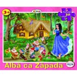 Puzzle - Alba ca zapada (30 piese)