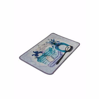 Covor de baie, Chilai Home by Alessia, 40 x 60 cm, 359CHL1753, micro poliamida, Multicolor