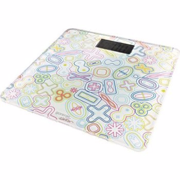 Cantar corporal GORENJE OT180KARIMW, 180kg, electronic, sticla securizata, multicolor