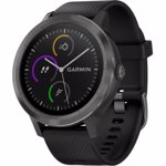 Smartwatch Garmin Vivoactive 3, Slate, Silicone Black