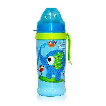 Biberon anticurgere cu toarta 360 ml Zoo