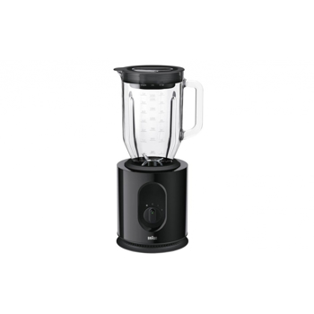 Blender de masa Braun Identity Collection JB5050, 900 W, vas sticla 1.6 L, 2 viteze, functie puls, negru