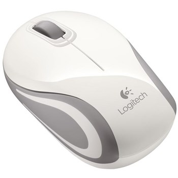 Mouse Wireless LOGITECH M187, 1000 dpi, alb
