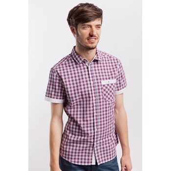 Camasa casual barbati Medicine rosu-bleumarin-alb