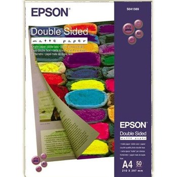 Hartie foto Epson Duplex mata A4, 50 coli