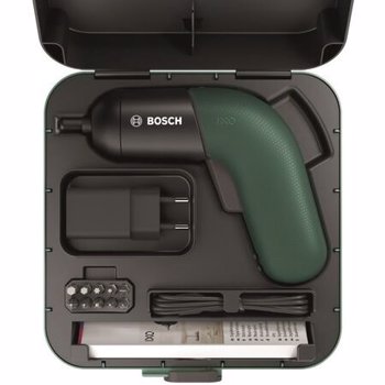 Surubelnita cu acumulator Bosch IXO 6, 3.6 V, 215 RPM, incarcator micro-USB, 10 capete de surubelnita standard, cutie (Verde)