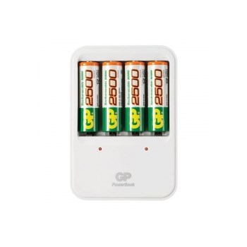 GP Incarcator AA/AAA NIMH R3/R6 + 4 x R6 2500mAh