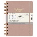 Agenda 2023 - 12-Months Weekly - Extra Large, Spiral, Hard Cover - Crush Almond