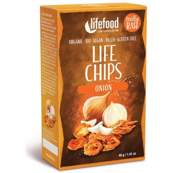 Life Chips din Ceapa Raw Eco 40 grame