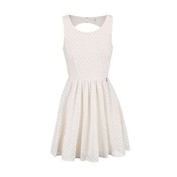 Rochie alba din dantela cu decupaj la spate ONLY Line Fairy