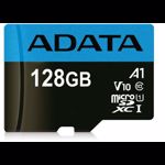 Card ADATA MicroSDXC Premier, 128GB, Clasa 10, V10, A1