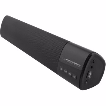 Boxa portabila Esperanza EP149 Courante, Bluetooth, Radio FM, 5W, Negru esp-ep149