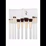 Set 12 pensule bej, cu husa