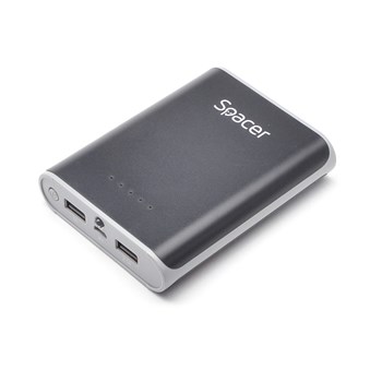 POWER BANK SPACER 10.400mAh 2* USB "SPPB-104"