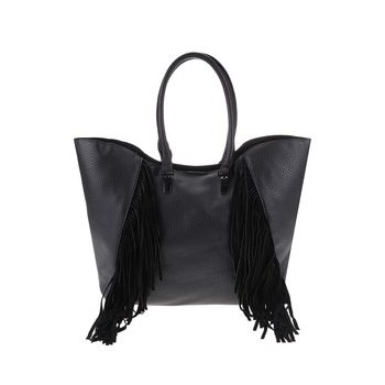 Geanta neagra cu ciucuri Dorothy Perkins