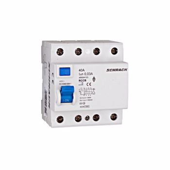 Siguranta diferentiala tetrapolara C40A 10kA Schrack