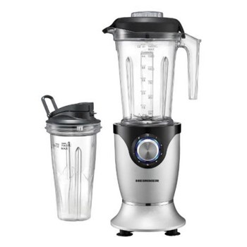 Heinner Blender HBL-HS1000XMC, 1000 W, 22000 RPM, 7 Speeds, Pulse function, 2 tritan containers 1.45 l + 0.7 l, Gray