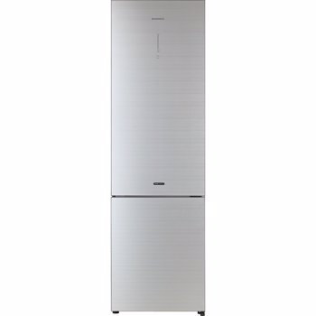 Combina frigorifica Daewoo RN-T536RGS, 362 l, Clasa A++, Full No Frost, Iluminare LED, H 200 cm, Argintiu