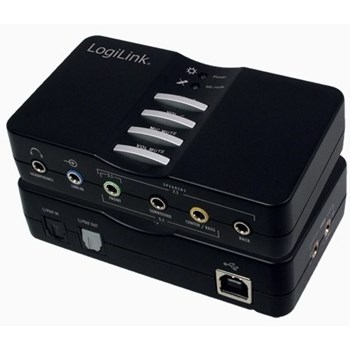 Placa de sunet externa Logilink Sound Box UA0099, interfata USB, 7.1 canale