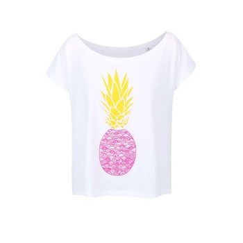 Tricou femei ZOOT Originál Ananas alb